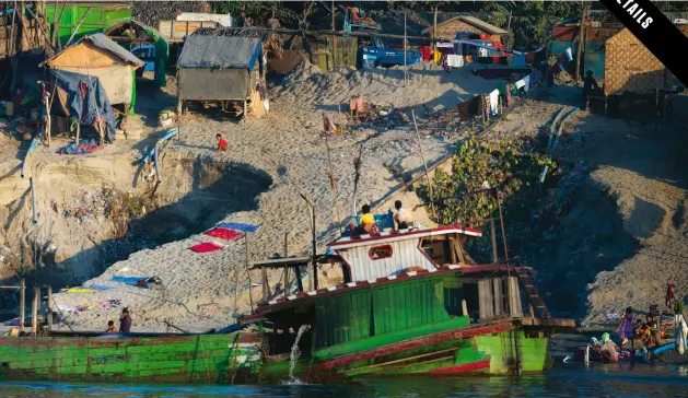  ??  ?? The detail in this image of the Mandalay waterfront works most satisfying­ly when displayed large in a gallery setting