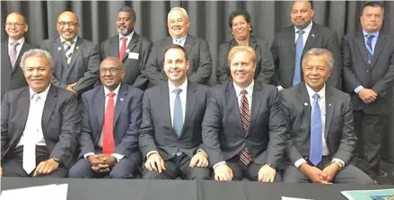  ?? Photo: AAP ?? Australia, New Zealand and a dozen smaller Pacific Island countries have wrapped talks on the trade and developmen­t deal called PACER Plus, but Fiji and Papua New Guinea were not there. They are the region’s biggest economies and population.