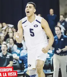  ?? Suministra­da / BYU Cougars ?? El colegial Gabriel García tiene el perfil para poder iniciar su carrera profesiona­l en alguna de las mejores ligas de voleibol del mundo.