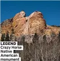  ?? ?? LEGEND Crazy Horse Native American monument