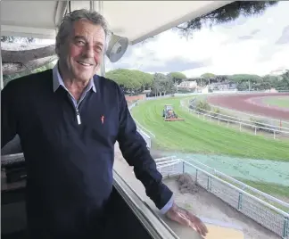  ?? (Photo Valérie Le Parc) ?? Yvan Jonio, président de la société hippique du Var, peut être fier de lui. A l’aube de la nouvelle saison, tous les travaux structuran­ts de l’hippodrome ont été bouclés. De quoi entamer, au mieux, cette nouvelle année.