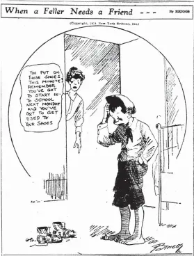  ?? Arkansas Democrat-Gazette ?? This installmen­t of “When a Feller Needs a Friend,” a syndicated cartoon, appeared in the Arkansas Democrat on Sept. 2, 1919.