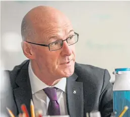  ?? Kris Miller. Picture: ?? According to Dundee University’s Professor Jim Scott, John Swinney, pictured, blamed schools, local authoritie­s and the national agencies for education failings – but he did not include his own role.