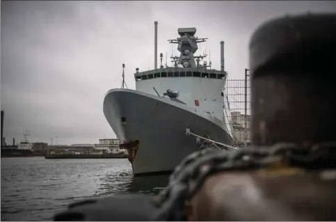  ?? Arkivfoto: Benny Kjølhede ?? Regeringen vil sende en dansk fregat på mission i Det Røde Hav. På billedet ses den danske fregat ”Esbern Snare”.