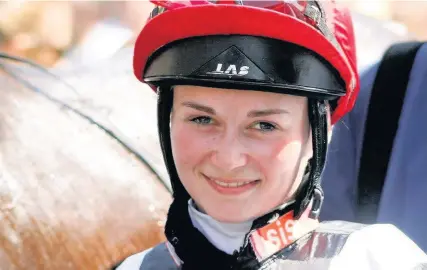  ??  ?? > Shelley Birkett, 23, has been granted a Racecourse Media Group traineeshi­p