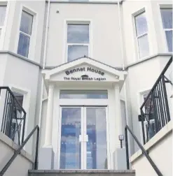  ??  ?? Bennet House in Portrush which is owned by the Royal British Legion