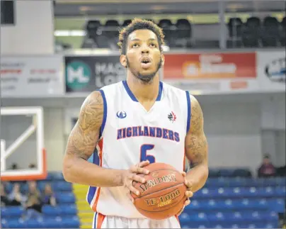  ?? T.J. COLELLO/CAPE BRETON POST ?? Guard/forward Charles Mann is the lone player back from last year’s Cape Breton Highlander­s roster. The National Basketball League of Canada team opens the 2017-18 season on Tuesday when they host the expansion St. John’s Edge at Centre 200, a 7 p.m....