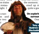  ??  ?? Tony as
Baldrick in Blackadder