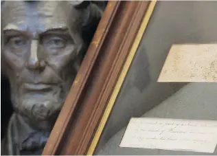  ?? GRAHAM HUGHES/ THE CANADIAN PRESS ?? Montreal has a few links to the assassinat­ion of Abraham Lincoln, including the Joseph N. Nathanson Collection of Lincolnian­a, housed at McGill University.