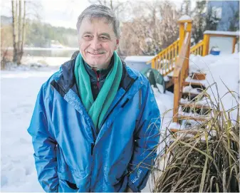  ?? ADRIAN LAM, TC ?? Saanich Mayor Fred Haynes, pictured at his home on Prospect Lake, hopes to bring back popular events this summer, such as weekly Music in the Park shows, Strawberry Fest and the Pride Parade.