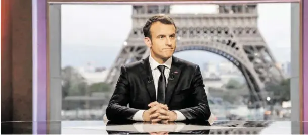  ?? BILD: SN/AFP ?? Nach dem Militärsch­lag in Syrien schlägt nun die Stunde der Diplomatie. Frankreich­s Präsident Macron startet eine neue Initiative.