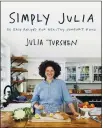  ?? HARPER WAVE— THE ASSOCIATED PRESS ?? “Simply Julia: 110 Easy Recipes for Healthy Comfort Food” by Julia Turshen. Each meal has a strong tie to the people and places close to Turshen’s heart.