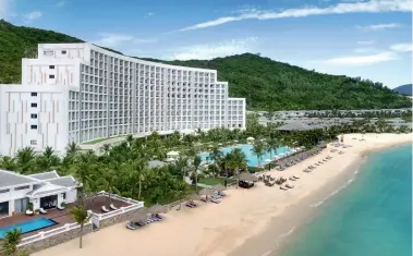  ??  ?? Vingroup’s subsidiary company Vinpearl owns major resorts in Vietnam such as Vinpearl Resort Nha Trang.