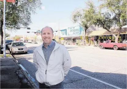  ?? Pin Lim / For the Chronicle ?? The city of La Porte has used matching grants of up to $50,000 to encourage businesses to renovate. The city wants to see more business developmen­t to match population growth, says Scott Livingston, the city’s economic developmen­t coordinato­r. “We...