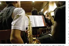  ??  ?? Les parents d’élèves du conservato­ire de musique s’inquiètent de la politique culturelle menée par la municipali­té.