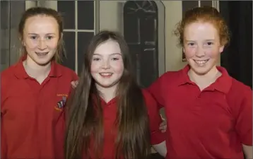  ??  ?? Jane Rossiter, Niamh Colfer and Siobhán Rossiter were representi­ng Bannow-Ballymitty.