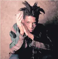  ??  ?? Artist Jean Michel Basquiat