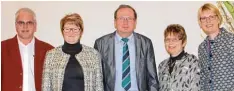  ?? Foto: Josef Jäckl ?? Eine bewährte Mannschaft (von links): Ludwig Knöferl, Johanna Huber, Anton Stiglmair, Ulrike Lenz und Sabine Baues Pommer.