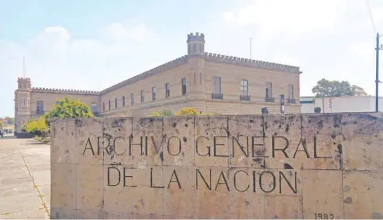  ?? LETICIA SÁNCHEZ ?? El Archivo General de la Nación resguarda tres registros del programa Memoria del Mundo.
