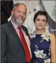  ??  ?? Pádraig McGovern with Caitlin Kenneway at the Ó Fiaich College TY Graduation.