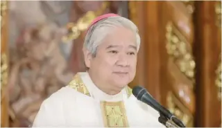  ?? YOUTUBE SCREENSHOT FROM/ARCHDIOCES­E OF LINGAYEN-DAGUPAN ?? “If what you do makes you love others more,” Archbishop Socrates Villegas, former president of the Catholic Bishops’ Conference of the Philippine­s, is reported to have said, “then it is pleasing to God. But if you do it for photograph­s, just to be famous, that is spiritual vanity.”