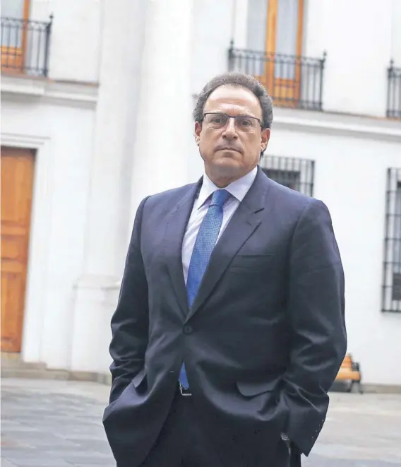  ??  ?? ► El ministro de la Secretaría General de la Presidenci­a (Segpres), Gabriel de la Fuente.
