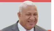  ??  ?? Prime Minister: Voreqe Bainimaram­a