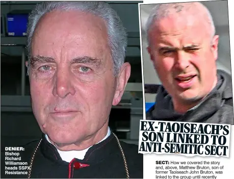  ?? ?? Bishop Richard Williamson heads SSPX Resistance