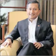  ?? PICTURE: THE STRAITS TIMES ?? Singapore Foreign Affairs Minister Vivian Balakrishn­an was the keynote speaker at the Global Outlook Forum last year.