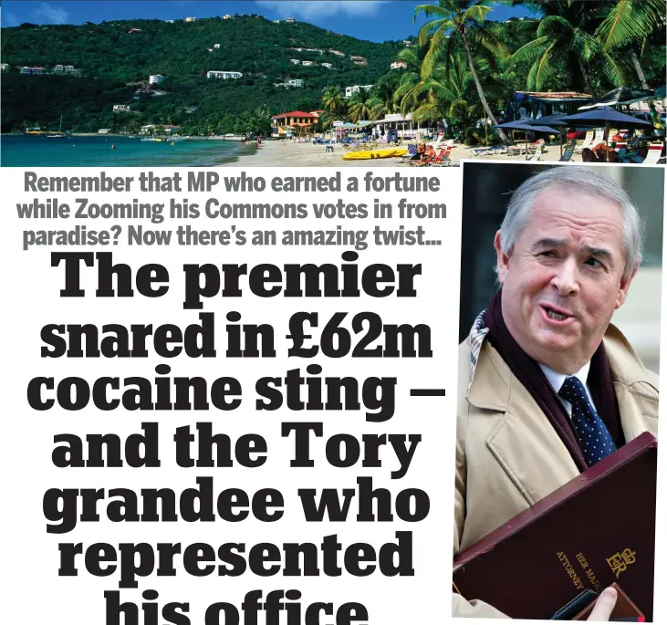  ?? ?? Linked: Sir Geoffrey Cox has sought to distance himself