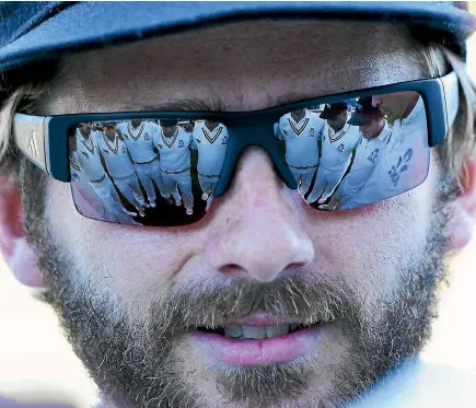  ?? PHOTO: PHOTOSPORT ?? Was Kane Williamson’s weary expression after the second-test loss in Wellington a reflection of his hefty workload?