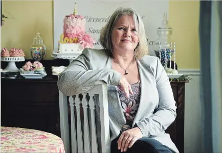  ?? CHERYL CLOCK THE ST. CATHARINES STANDARD ?? Sandra Williams, 52, is a profession­al pastry chef who runs her own business, Cakes by the Lake. She is also a recovering addict. She has been clean for 13 years, and will share the story of her journey with addictions — in her case marijuana — and the power of hope and recovery to anyone who will listen and learn. She will be part of Recovery Day Niagara, this Sunday, Sept. 16 at Merritt Park in Welland.