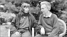  ?? — Photo by Brodie Thomas/gulf News ?? Mary Williams and William Beggs outside their home in O’Regan’s, Codroy Valley. Last Tuesday the couple survived seven hours in the Gulf of St. Lawrence after their friend’s boat was swamped. Johnny MacDonald, 65, drowned in the accident.