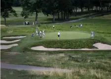  ?? NANCY LANE / BOSTON HERALD ?? GATHER AROUND: The 12th hole at The Country Club in Brookline will be part of the course for the U.S. Open in 2022.