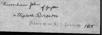  ??  ?? Two years after William’s birth, John Dunham married Elizabeth Brown in Bilsby, Lincs, in 1828