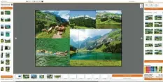  ??  ?? Am übersichtl­ichsten ist die Erstellung eines Fotobuchs mit Schreibtis­ch-PC und großem Monitor. Dienstleis­ter gibt es zuhauf, hier im Bild i-Port.de.