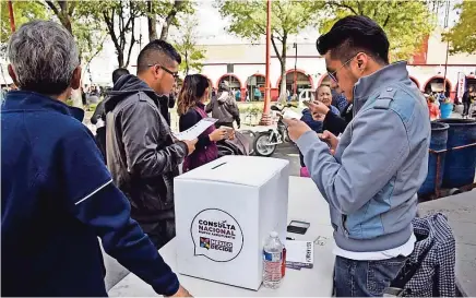  ??  ?? La casilla que más votos recibió fue la ubicada en la Plaza de Armas