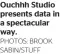  ?? PHOTOS: BROOK SABIN/STUFF ?? Ouchhh Studio presents data in a spectacula­r way.