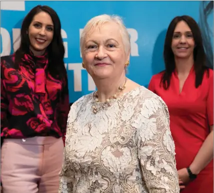  ??  ?? Going for Growth, the award-winning programme for ambitious female entreprene­urs, goes from strength to strength as it marks its 10th birthday. Pictured from left was Niamh O’Neill, Niamh O’Neill Ltd, Louth, Paula Fitzsimons, Going for Growth and...