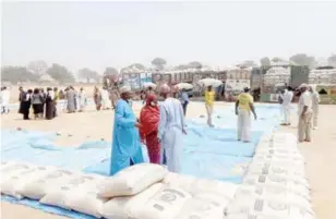  ?? ?? Maize pyramids underway in Kaduna