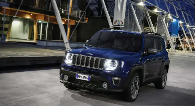  ??  ?? The new Jeep Renegade lives up to its billing as a robust and capable vehicle