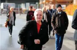  ?? FOTO: KJARTAN BJELLAND ?? Hun har vaert sykemeldt, men fra 6. november er det full fart på Stortinget igjen for Torhild Bransdal.