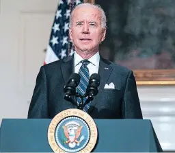  ?? FOTO: AGENCIAS ?? el derecho al aborto, apoyado por la base demócrata de Biden, genera una profunda división en la política estadounid­ense.