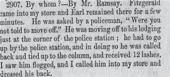  ?? ?? (Extract from Testimony of Mr Robert Kirkland in Report of the Jamaica Royal Jamaica Commission 1866, after the Morant Bay Rebellion of 1865) https://ufdc.ufl.edu/ca01099977/00002