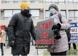  ?? RICHARD LAUTENS TORONTO STAR ?? Federal NDP Leader Jagmeet Singh is seen outside St. George’s Care Community on Sunday.