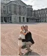  ??  ?? Birthday princess: David Beckham with his daughter, Harper, aged six