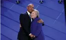  ?? Photograph: Jim Young/Reu ?? Hillary Clinton hugs Barack Obama at the Democratic convention in Philadelph­ia in July 2016.
