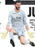  ??  ?? WHO says goalkeeper­s are mad? Not Julian Speroni.
The Palace stopper (left) believes he can achieve something which only one keeper has done before this season – keep a clean sheet against free-scoring, champions-elect Manchester City today. Wolves’...