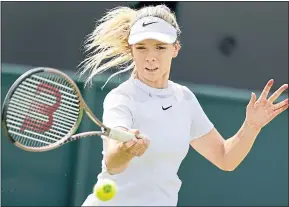  ?? ?? Katie Boulter’s run came to an end yesterday