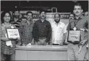  ??  ?? Dhapoli Urban Co-op. Bank and Madhura Rawool of National Co-op. Bank won in men and women singles Titles of the Inter Co-op. banks Chess tournament organized by Cooperativ­e bank employees union, Mumbai. In